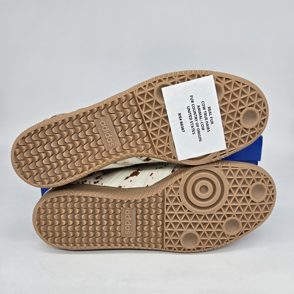 adidas Cream and Brown Athletic Shoes - Picture 7 of 8